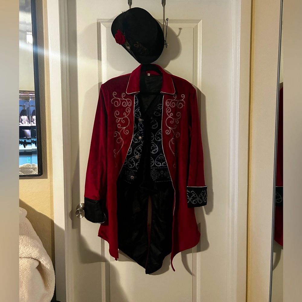 Men’s Renaissance/Steam Punk Jacket/Hat/Pants Costume - Size Medium - NWOT